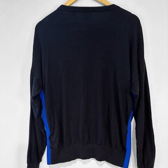 TED BAKER Bekii Stargaze Woven Front Sweater In Dark blue size 3 (US6-8) - Picture 15 of 15